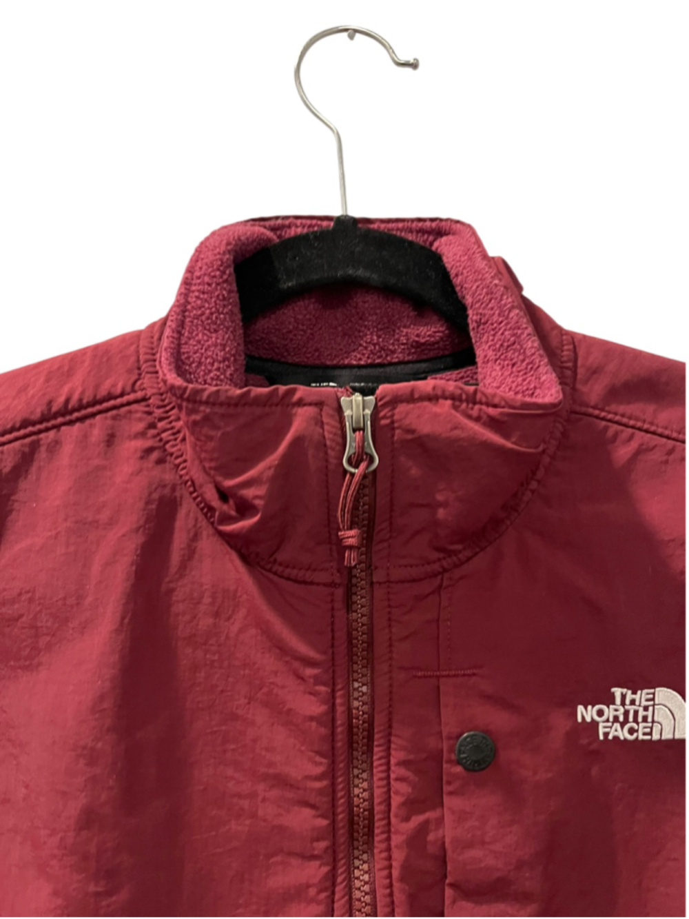 The North Face Tundra RTO 1/2 Zip Fleece Pullover Burgundy Maroon Women's Size L - Picture 4 of 9